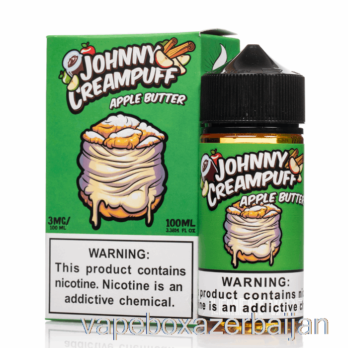 Vape Baku Apple Butter - Johnny Creampuff - 100mL 3mg